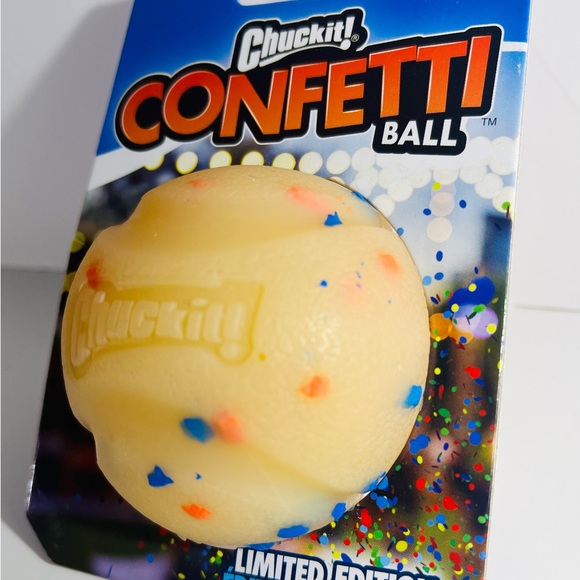 Chuck It! Confetti Ball Dog Toy, M Limited Edition NEW!!! - Picture 9 of 10